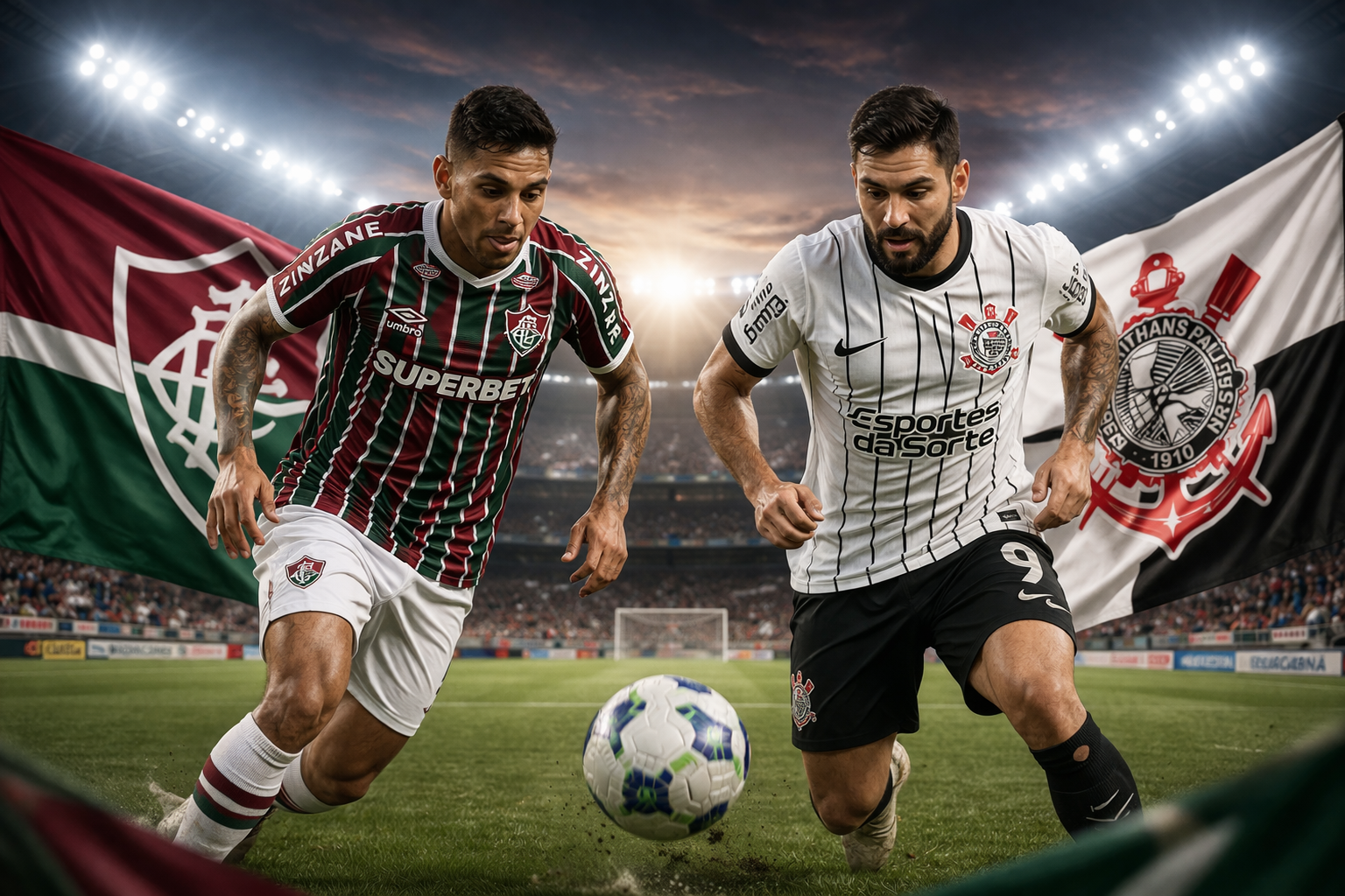 Fluminense x Corinthians: confronto decisivo no Maracanã