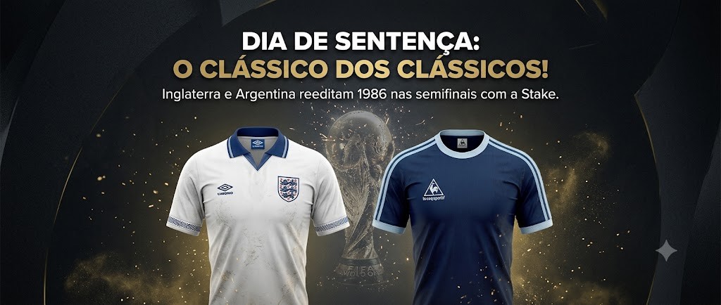 A batalha das eras em Atlanta: Palpite Inglaterra x Argentina na Stake pelas Semifinais